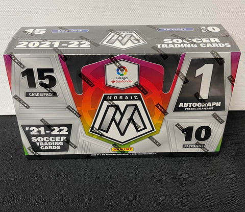 2021-22 Panini Mosaic La Liga Soccer Hobby Box