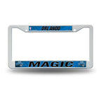 Magic Plastic License Plate Frame White