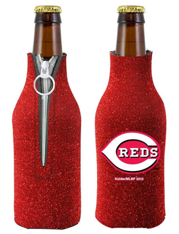 Reds Bottle Coolie Glitter Red