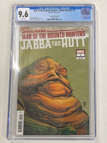 War of the Bounty Hunters- Jabba the Hutt Issue #1 Camuncoli Cover CGC Graded 9.6 Comic Book