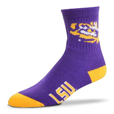 LSU Socks Team Color Large