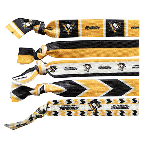 Penguins 5-Pack Knotted Hair Tie Set