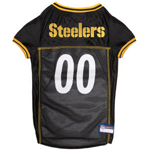 Steelers Pet Mesh Jersey Large