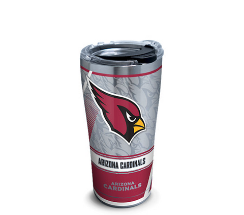 Cardinals 20oz Edge Stainless Steel Tervis w/ Hammer Lid NFL