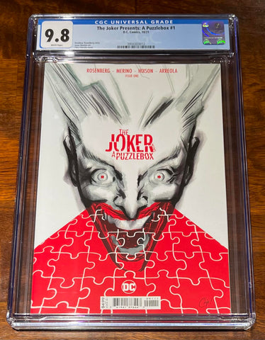 Joker Presents a Puzzlebox Issue #1 2021 Cover A CGC Graded 9.8 Comic Book