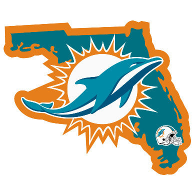 Dolphins Decal Home State