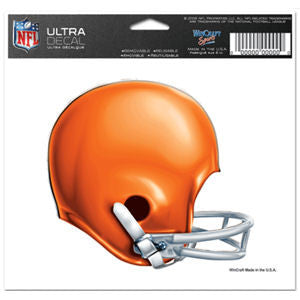 Browns 4x6 Ultra Decal TB Helmet