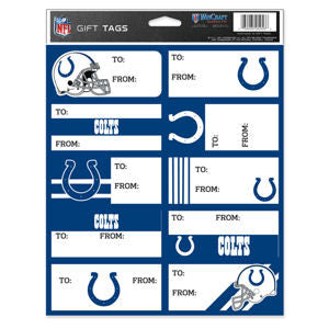 Colts Gift Tag Sheet