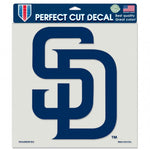 Padres 8x8 DieCut Decal Color