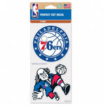 76ers 4x8 2-Pack Decal