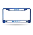 Magic Chrome License Plate Frame Color Blue