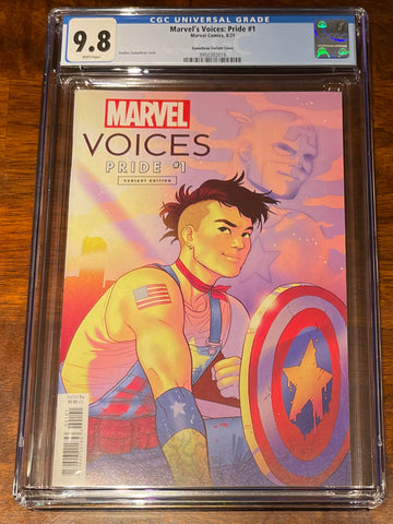 Marvel's Voices: Pride Issue #1 August 2021 CGC Graded 9.8 Comic Book