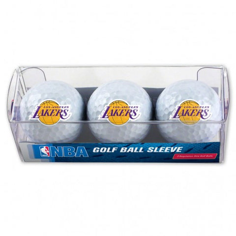 Lakers 3-Pack Golf Ball Set White