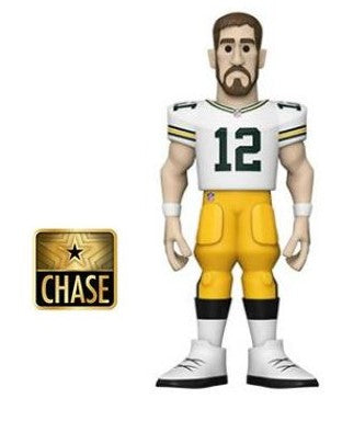 Packers Funko Pop Vinyl - NFL Football Premium Gold Series 1 - Aaron Rodgers 12" Chase Variant