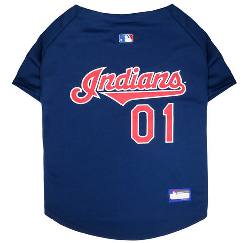 Indians Pet Mesh Jersey Small