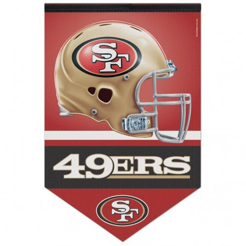 San Francisco 49ers Official NFL Football Team Premium Felt Banner