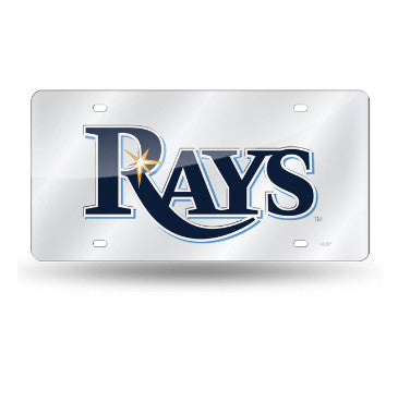 Rays Laser Cut License Plate Tag Silver
