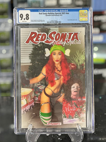 Red Sonja Holiday Special 2021 Issue #1 Photo Cover CGC Graded 9.8 Comic Book