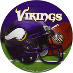 Vikings 4.5" Round Sticker Football
