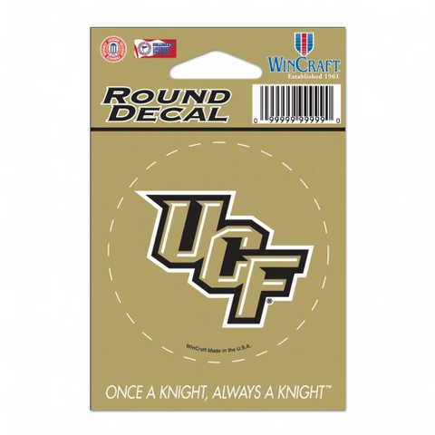 UCF Round Sticker 3"