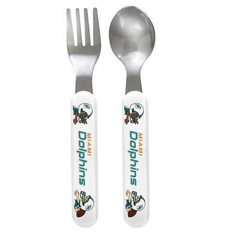 Dolphins Baby Fork & Spoon Set