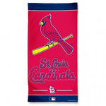 Cardinals Beach Towel 30" x 60" Fiber MLB