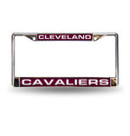 Cavaliers Laser Cut License Plate Frame Silver