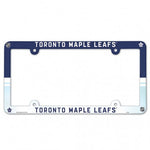 Maple Leafs Plastic License Plate Frame Color Printed
