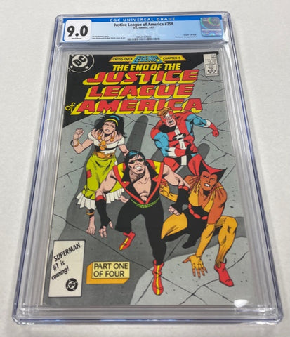 Justice League of America Issue #258 Year 1987 CGC Graded 9.0 Comic Book