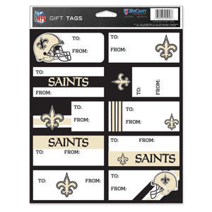 Saints Gift Tag Sheet