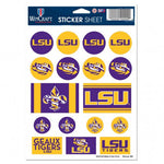 LSU 5x7 Sticker Sheet 17-Pack