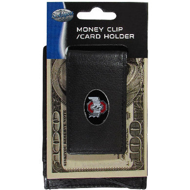 Ohio St Leather Cash & Cardholder Magnetic Logo