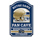 Notre Dame Wood Sign 11x17 Fan Cave