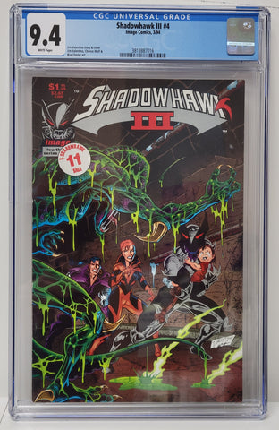 Shadowhawk III Issue #4 Year 1994 CGC Graded 9.4 Comic Book