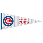 Cubs Triangle Pennant 12"x30" Pinstripe