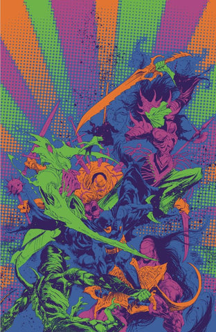 Dawn Of Dc: Knight Terrors Issue #3 August 2023 Cover D Ivan Reis Darkest Hour Neon Ink Card Stock Variant Comic Book