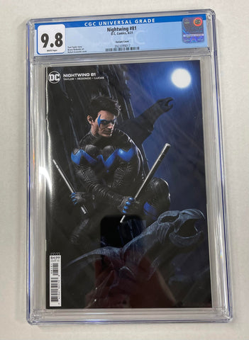 Nightwing Issue #81 Year 2021 Grassetti Cover CGC Graded 9.8 Comic Book