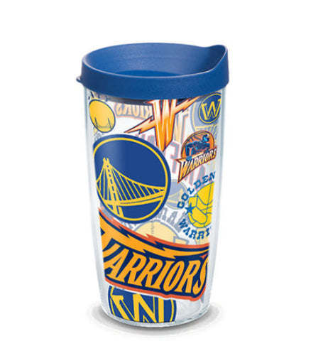 Warriors 16oz All Over Tervis w/ Lid