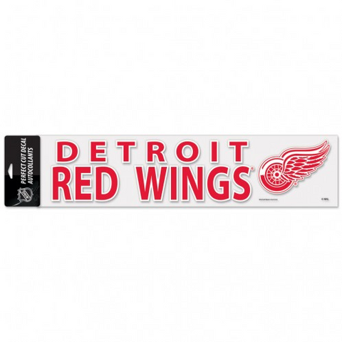 Red Wings 4x17 Cut Decal Color