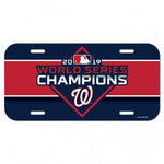 Nationals 19WS Plastic License Plate