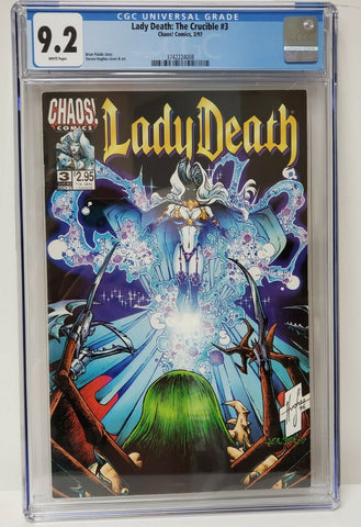 Lady Death: The Crucible Issue #3 March 1997 CGC Graded 9.2 Comic Books