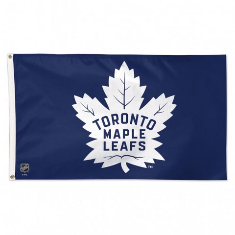 Maple Leafs 3x5 House Flag Deluxe Logo