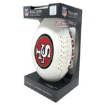 49ers White Panel Football