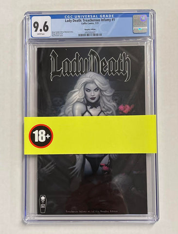 Lady Death: Treacherous Infamy Issue #1 Naughty Edition CGC Graded 9.6 Comic Book