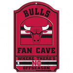 Bulls Wood Sign 11x17 Fan Cave