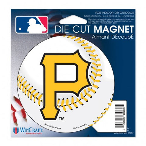 Pirates Die Cut Magnet 4.5 x 5 Ball