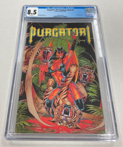 Purgatori: The Vampire's Myth Issue #3 Year 1996 CGC Graded 8.5 Comic