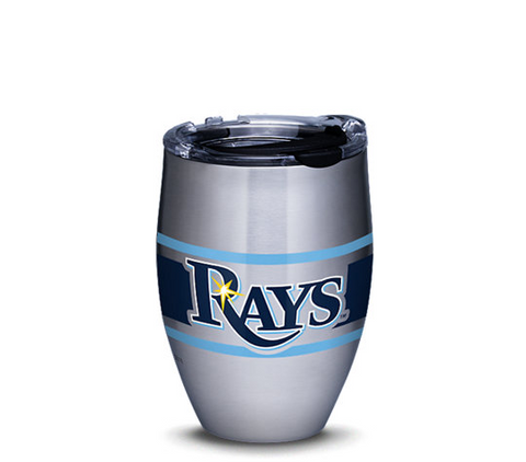 Rays 12oz Stripes Stainless Steel Tervis w/ Hammer Lid