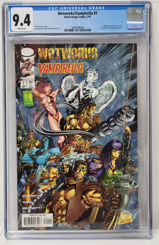 Wetworks/Vampirella Issue #1 2nd Cover Year 1997 CGC Graded 9.4 Comic Book