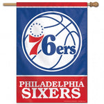 76ers Vertical House Flag 1-Sided 28x40